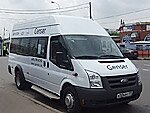 Бесплатный автобус Genser в пункт аренды автомобилей АрендаАвто-прр на Новорязанском шоссе